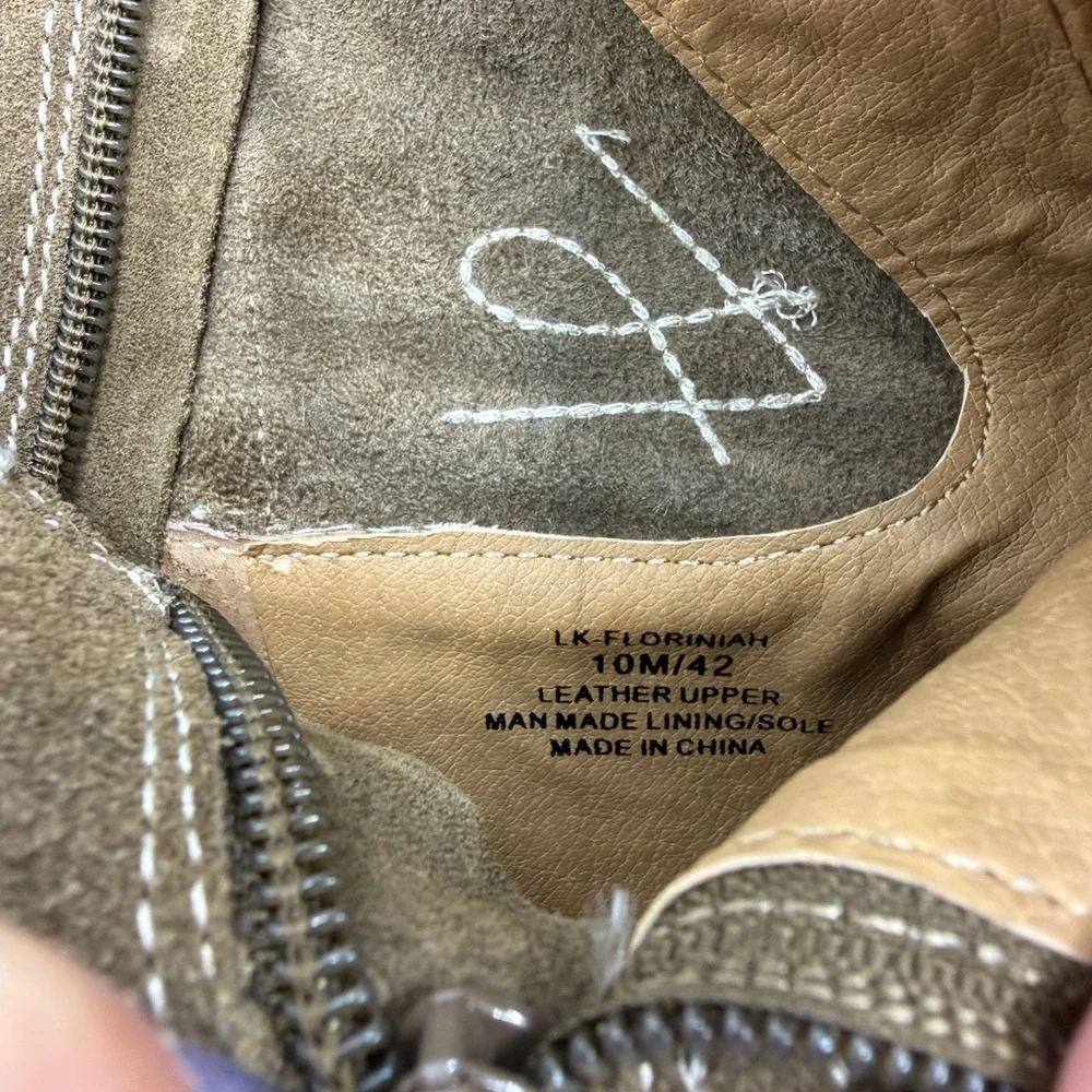 Lucky Brand Women's Floriniah Ankle Boot Pointed Toe Western Ankle Booties - Picture 11 of 12